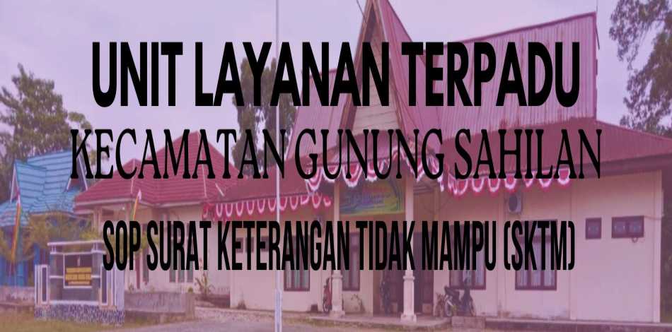 SOP Surat Keterangan Tidak Mampu (SKTM)